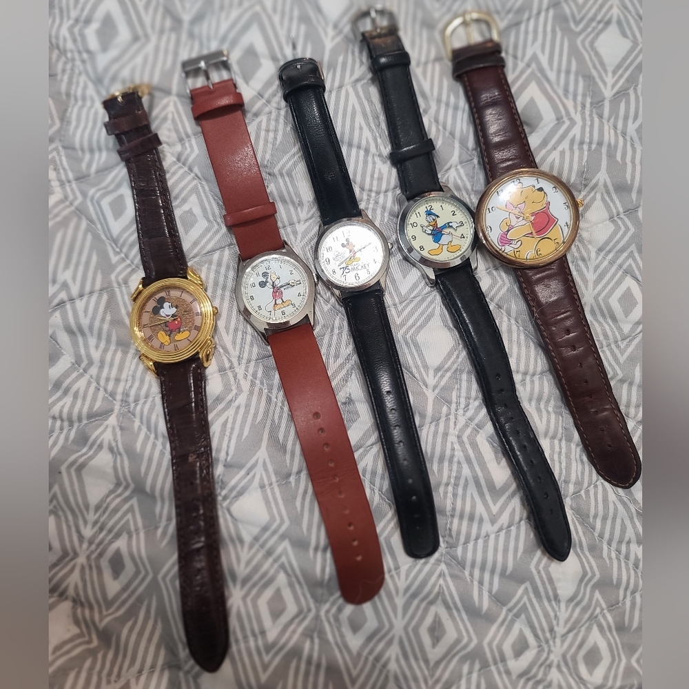 Lot of Vintage Rare Disney Watches